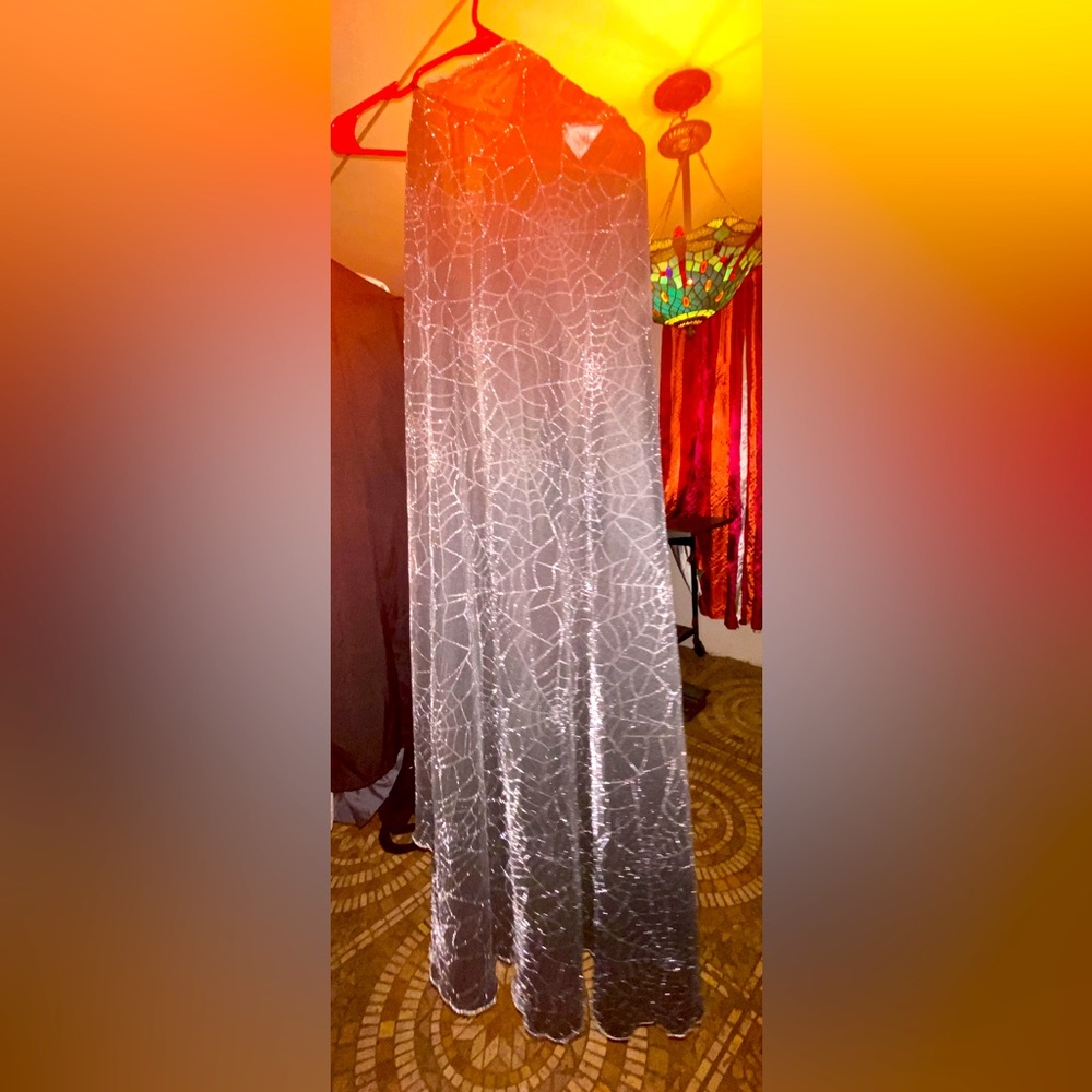 Spider web cape